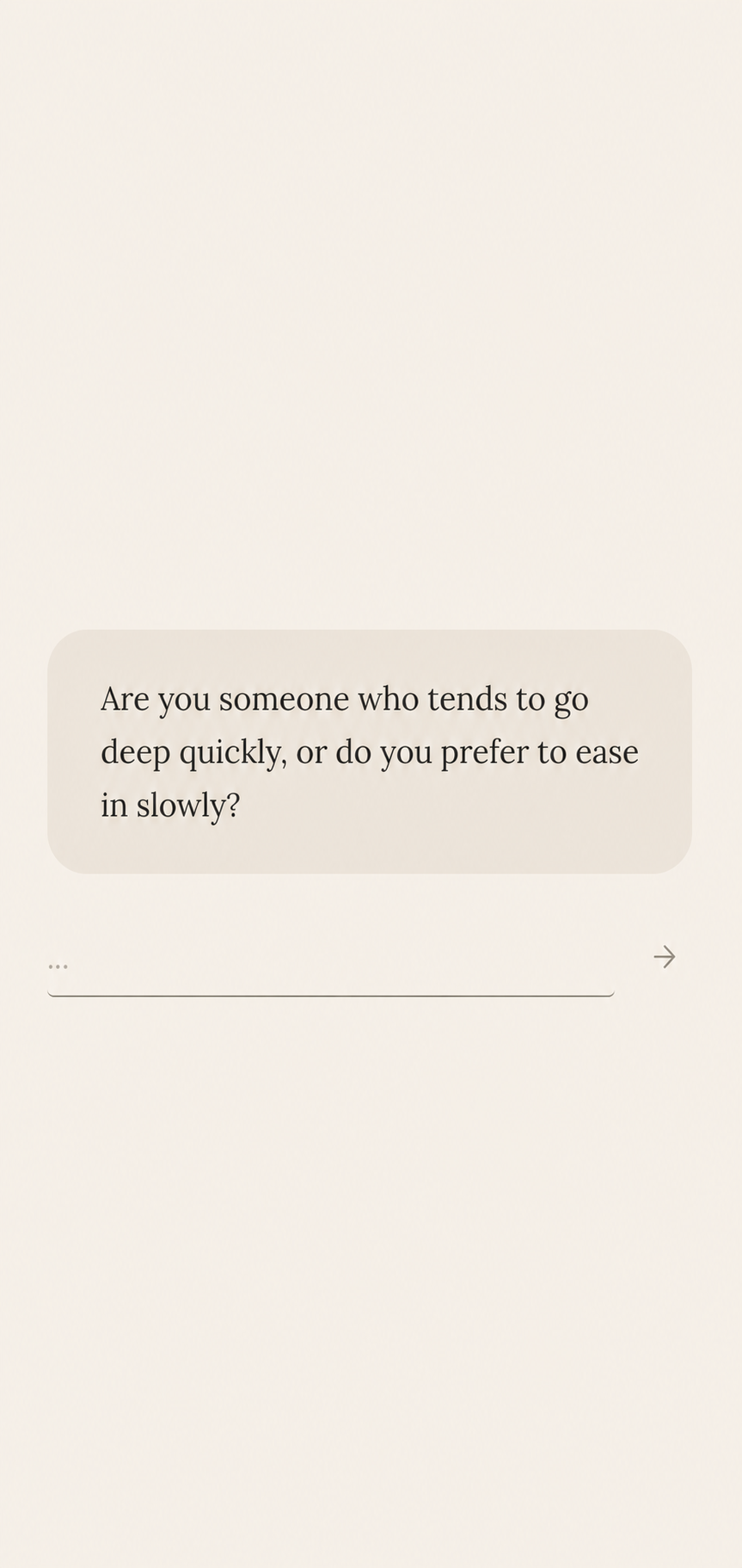 Your profile, revealed over time.